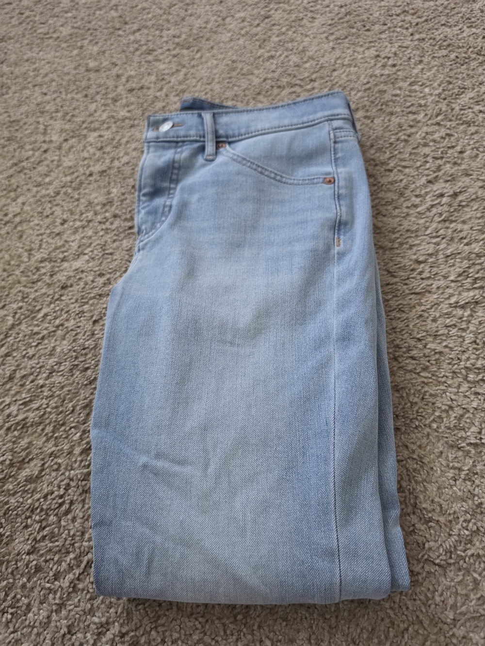 Express Women's Skinny Jeans Light Blue